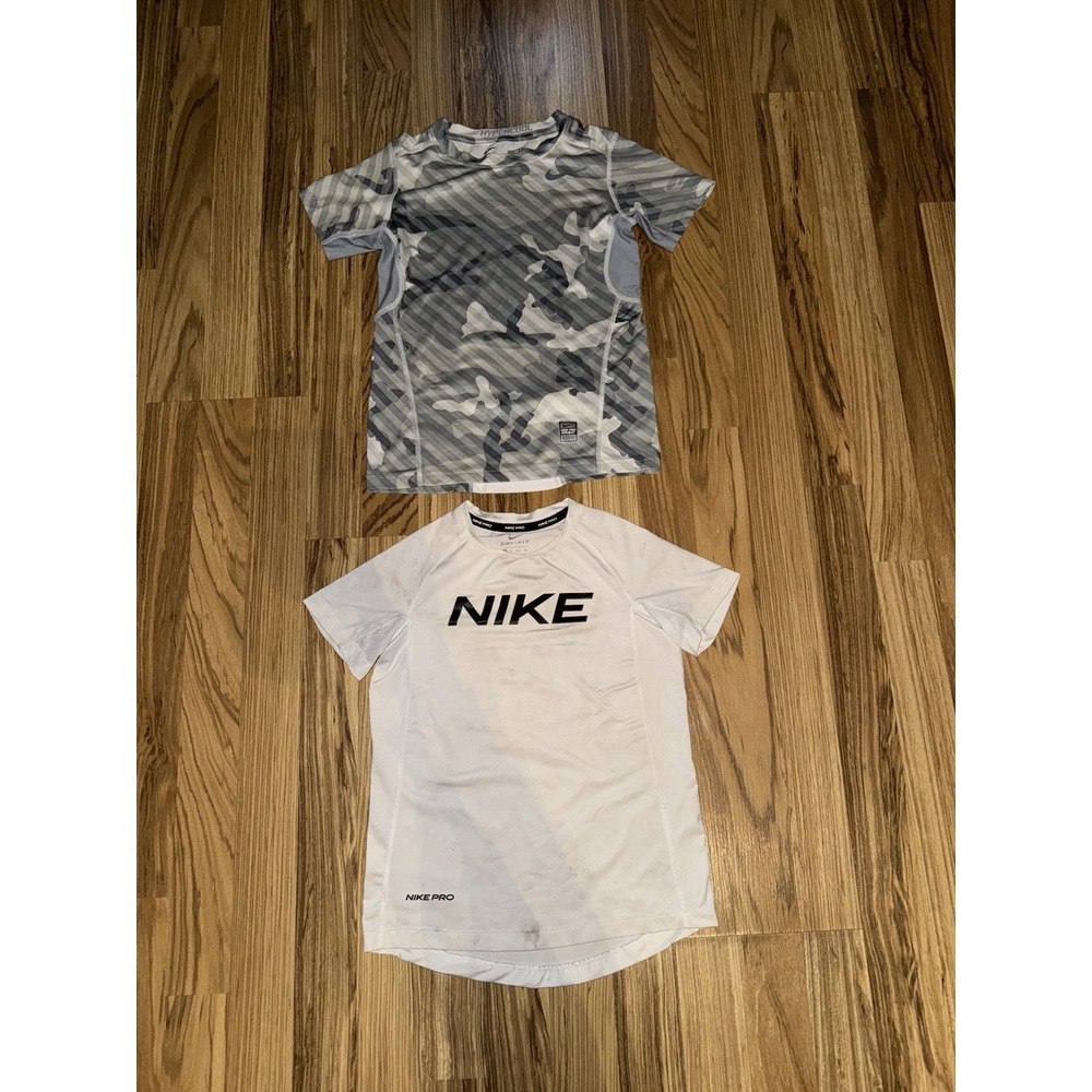 Nike Pro Combat Boys Dri Fit Youth Sz XS 6 7 Hypercool Fitted Shirt